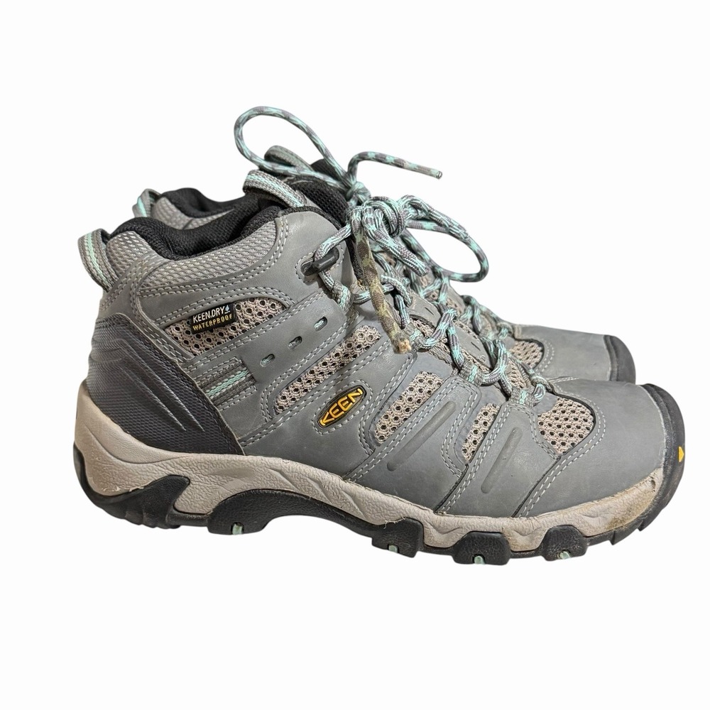 Keen Koven Mid Womens Size 7 W US Hiking Chukka Waterproof Boots Gray 1020212